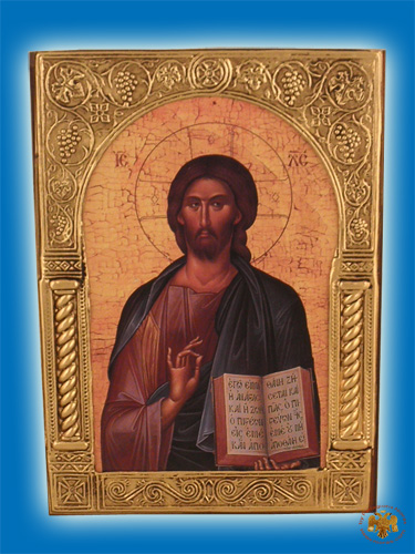 Icon with Metal Frame 17x23cm